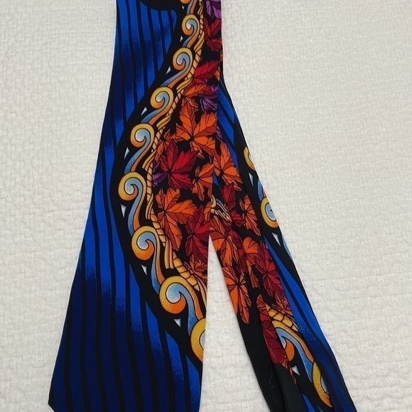 Rush Limbaugh No Boundaries Collection 100% Silk Tie—Colorful! Excellent Cond! - Picture 7 of 7